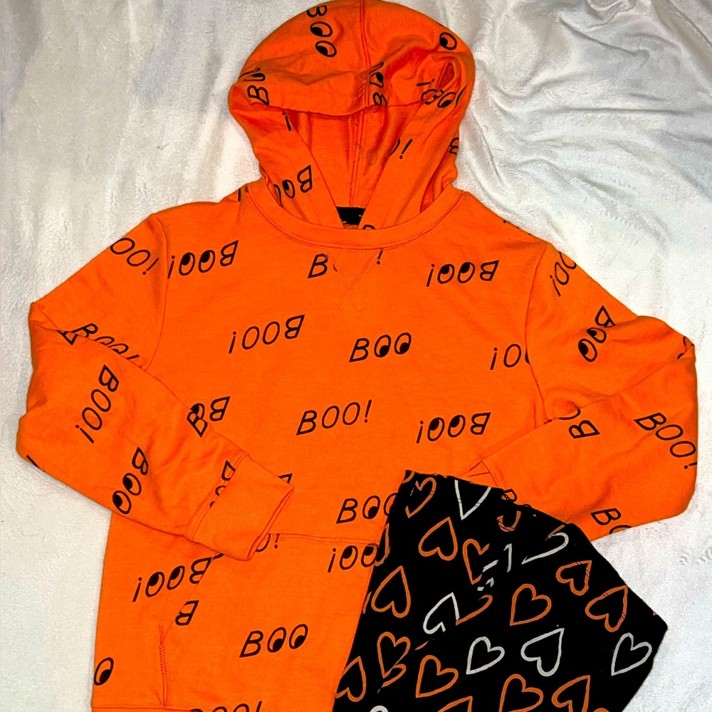 Cat and Jack Halloween set- 6/6x and 7/8 leggings